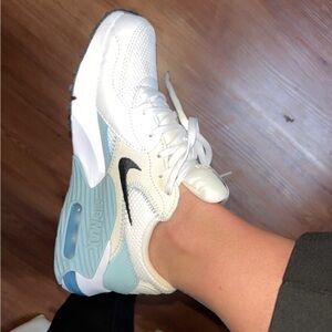 Nike Air Max White and Blue Sneakers never worn!